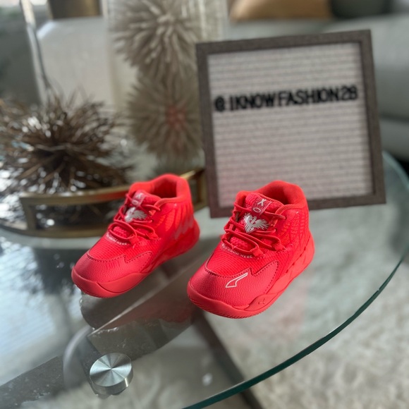 PUMA MB.01 Breast Cancer Awareness – Size 7C | Red Blast, Gently Worn - Picture 3 of 7